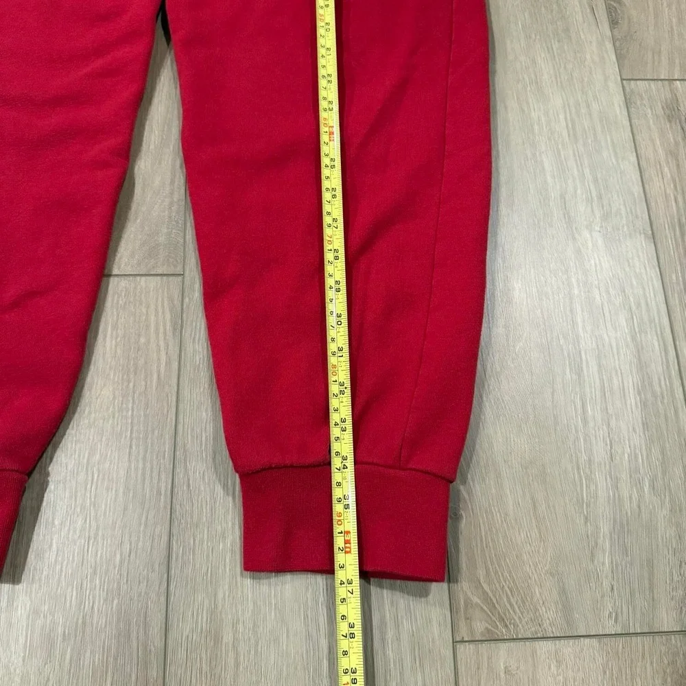 True Religion Mens Red Joggers Horseshoe Logo Sweatpants Size L